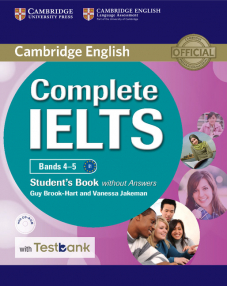 Complete IELTS Bands 4–5 Student's Book without Answers with CD-ROM with Testbank